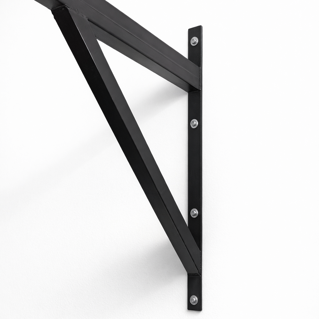 Wall-mounted pull-up bar